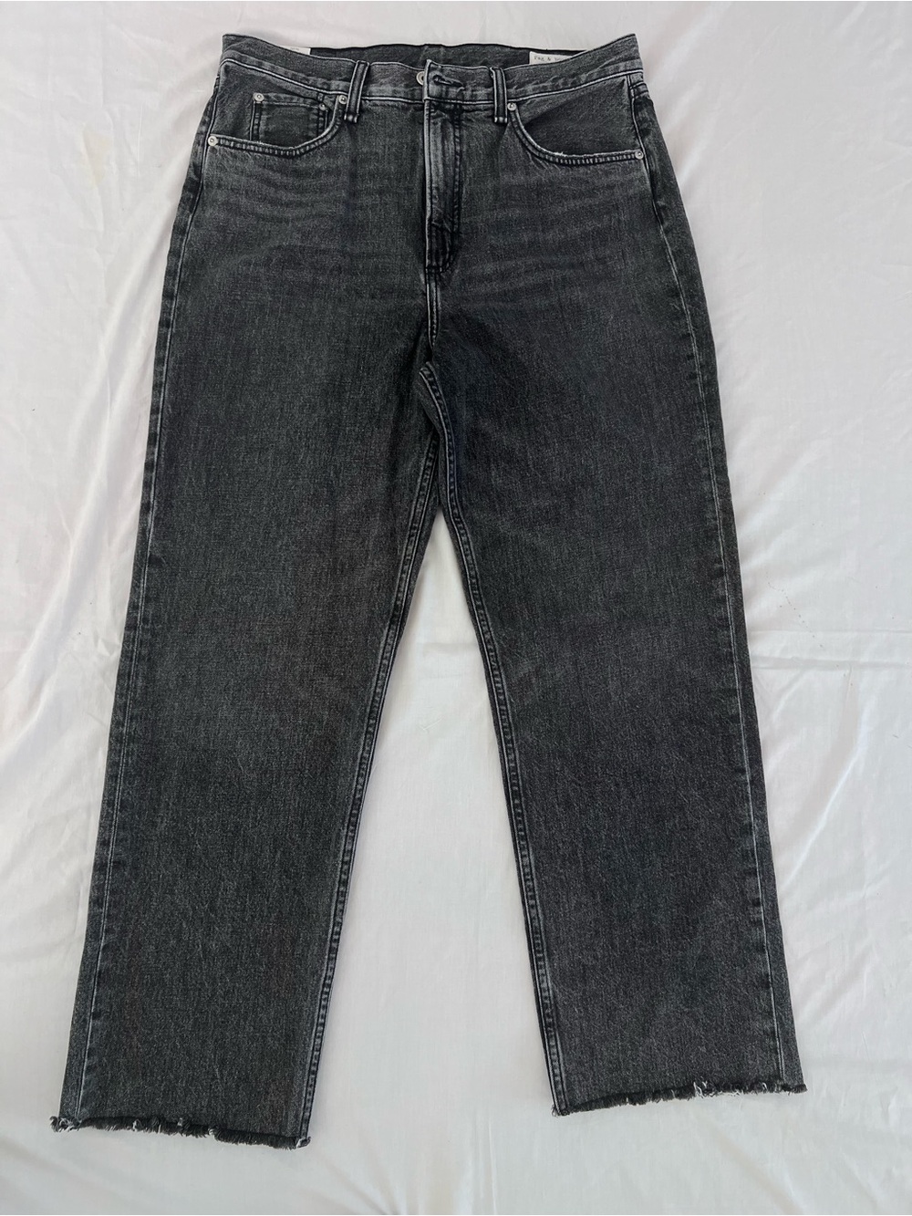Rag & Bone Women’s Ruth Super High Rise Ankle Wide Leg Jeans